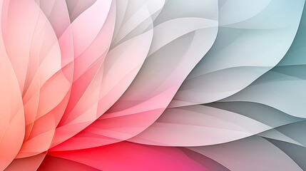 Poster - Soft Abstract Floral Design with Delicate Petals Blending in Shades of Pink and Gray, Creating a Serene and Modern Background for Various Creative Projects