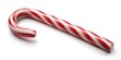 © BrilliantPixels - Red and White Candy Cane Festive J-Curve Composition on White Background