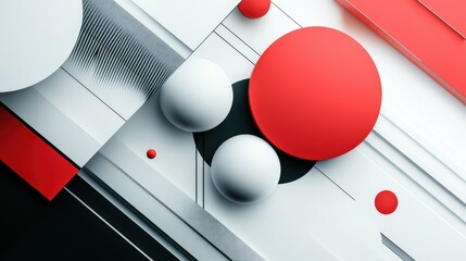 Poster - Futuristic design mockup with clean lines, modern colors, and innovative shapes, symbolizing the evolution of design in technology and aesthetics