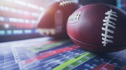 Poster - Football betting trends and analysis sports arena digital content competitive environment close-up view sports analytics insights