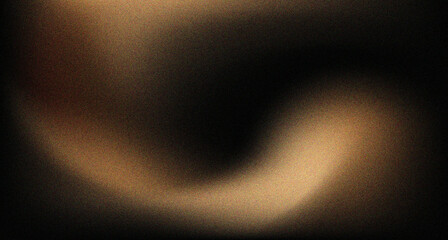 Wall Mural - abstract background featuring a warm dark brown gradient with grainy texture, creating a sense of de