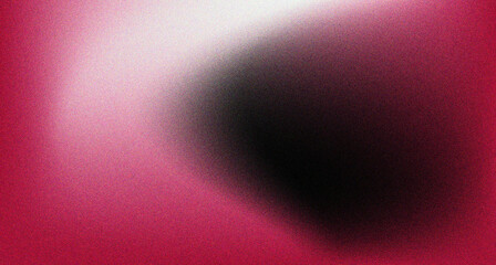 Wall Mural - Abstract  pink black white grainy gradient  white background.