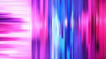 Poster - Gradient lines creating a modern illusion of depth, in shades of purple and blue.