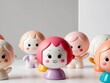 © Den Boro Day - Cute Cartoon Characters with Happy Faces.