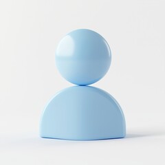 Fototapete - Follower symbol or icon on white background. 3d rendering. Social media concept.