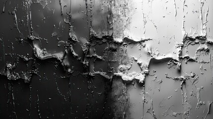 Wall Mural - The monochrome gradient background transitions from black to white, perfect for a minimalist and modern aesthetic.