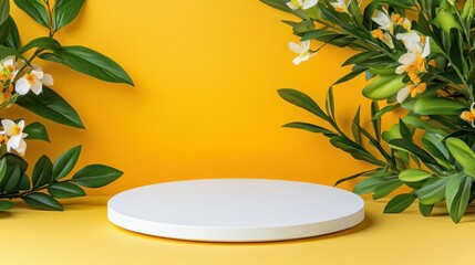 Leinwandbilder - Floral arrangement display minimalist setting product photography bright environment close-up view nature inspiration