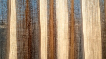 Poster - Abstract textured fabric background featuring warm earthy tones and contrasting neutral shades, ideal for showcasing patterns and textile design concepts.