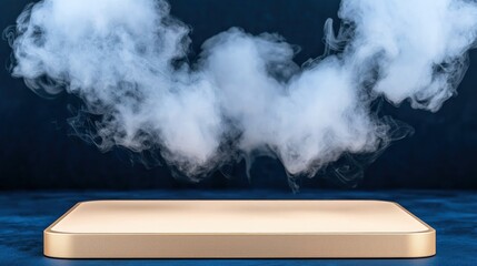 Poster - Innovative technology display modern studio concept art dramatic lighting futuristic design