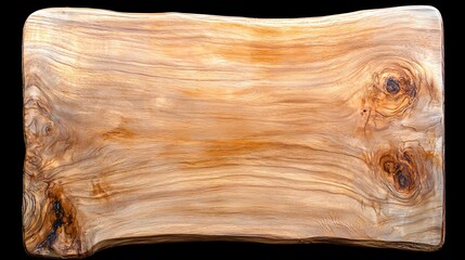 Poster - Textured Wooden Board with Warm Tones and Natural Grain Patterns Illuminated Against a Black Background for a Rustic Aesthetic Appeal
