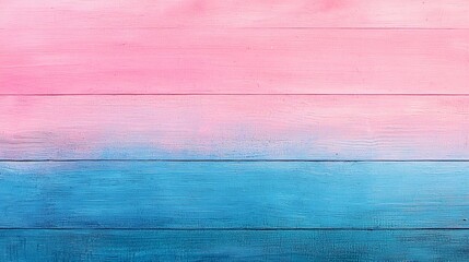Poster - Abstract Background of Pink and Blue Gradient Wooden Planks with Smooth Texture Ideal for Creative and Artistic Projects in Design and Decoration