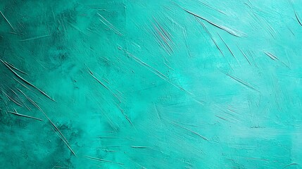 Poster - Abstract textured background in calming teal tones showcasing unique brush strokes and subtle patterns for use in various design projects and creative applications.