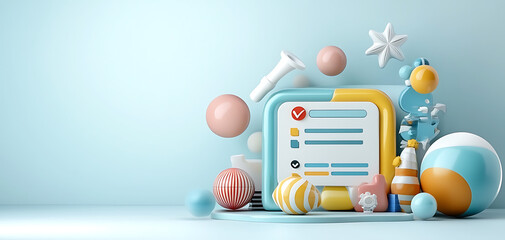 Poster - Application registration process overview digital workspace graphic design modern environment clean aesthetic user engagement