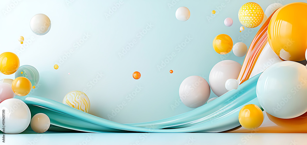 Dynamic abstract design creative space digital art vibrant environment ...