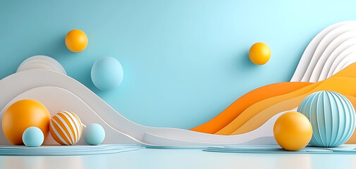 Poster - Creative application of modern design elements studio space graphic art minimalist environment abstract viewpoint dynamic profiles