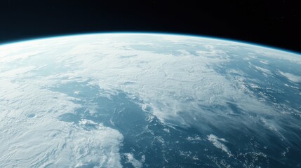 earth from above a stunning view of our planet outer space digital art cosmic environment planetary 