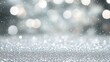 © Sundas - A soft, defocused silver glitter background with subtle sparkles floating in the distance, offering a serene and luxurious vibe perfect for celebrations or elegant designs.
