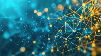 Poster - Dynamic digital connections enhancing global communication technology landscape abstract visuals futuristic atmosphere data visualization concept