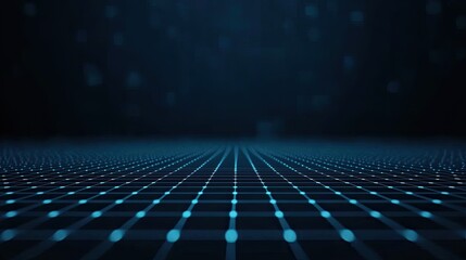 Poster - Exploring digital landscapes advanced technology virtual environment 3d grid concept futuristic viewpoint abstract design