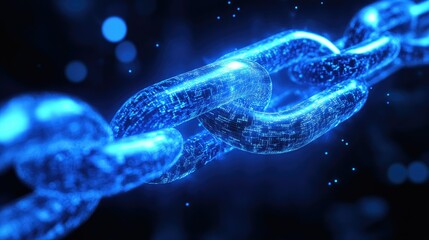 Aufkleber - Digital banking contracts executed via blockchain technology, with secure transactions shown on advanced interfaces in a high-tech financial ecosystem.
