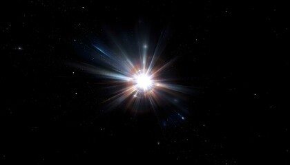 Wall Mural - Sun Light Overlay. Sun rays overlay. Sun rays light isolated on black background, overlay design. optics special lens light effect. abstract lens flare light over black background. light transition