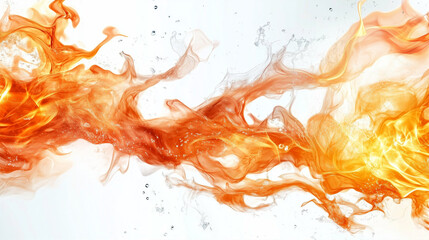 Poster - Flames and fire create abstract background with dynamic motion and energy effect