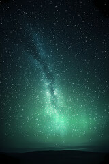 Wall Mural - Beautiful auroras accompanied a huge and beautiful starry sky. A starry sky conceals nothing. The picture should have layers, a sense of depth, a sense of detail, high-definition.
