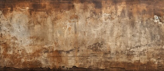Poster - Vintage wall texture with earthy tones and weathered appearance suitable for backgrounds and design projects.