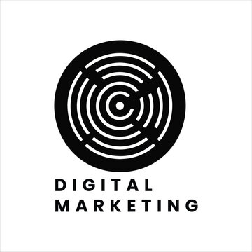Digital marketing logo design.