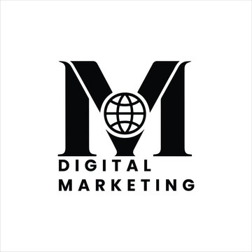 Digital marketing logo design.