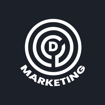 Digital marketing logo design.