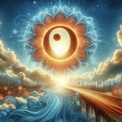 Poster - optimism vibrations that inspire hope and positivity