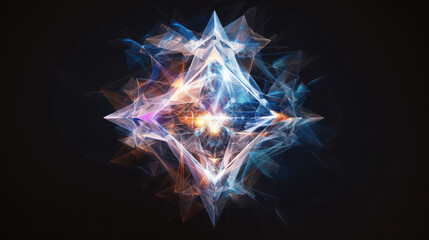 Poster - Manipulating quantum computing interfaces a geometric data manipulation system with soft holographic colors from an impossible technological perspective