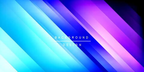 Poster - Bright lines background. Gradient geometric template wallpaper