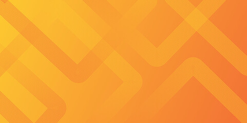 Poster - Abstract orange gradient geometric shape futuristic background. Abstract modern technology and business concept script geometric shine and layer elements vector for business presentation background.