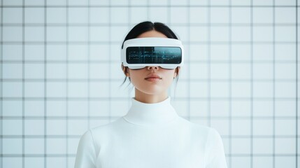 Poster - Exploring ai in virtual reality innovative technology experience modern studio futuristic environment immersive viewpoint