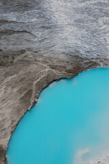Wall Mural - Blue lake with clear sky