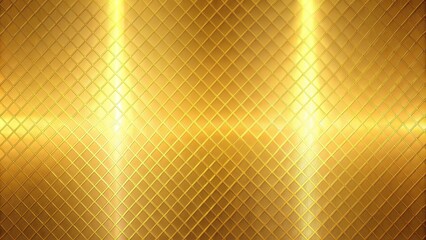 Poster - Abstract Gold Geometric Pattern with a Shiny, Metallic Finish and a Subtle Embossed Texture