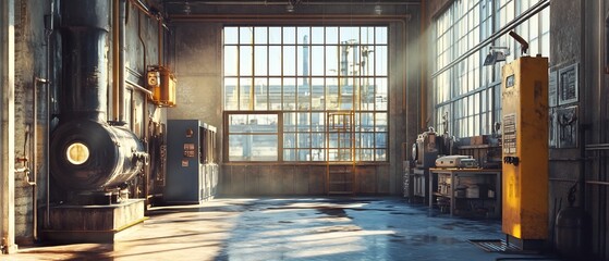 Poster - industrial facility maintenance and repair repair teams routine checks and preventative strategies t