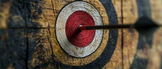 Poster - Image depicting a strategic approach to archery showcasing the discipline and focus required for targeted talent acquisition and recruitment planning