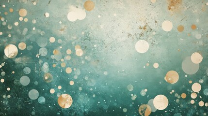 Poster - A captivating illustration featuring swirling colors and various round shapes, creating an abstract design perfect for backgrounds and artistic projects.