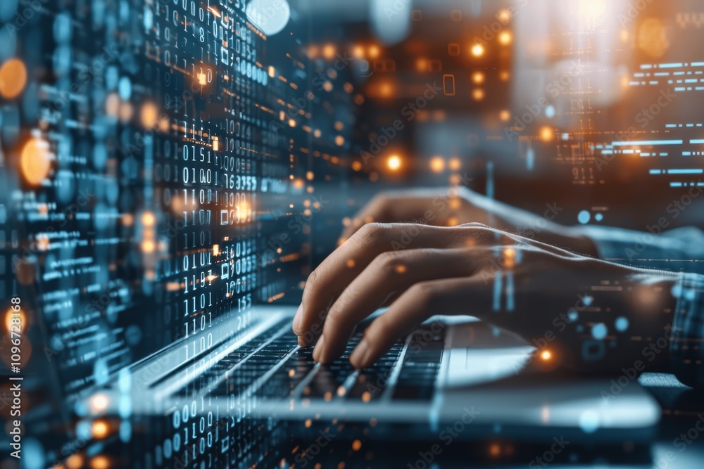 Cybersecurity and Programming Technology in Digital Workspaces Stock ...