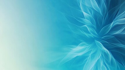 Poster - A surreal, ethereal blue abstract background that evokes calm and tranquility, perfect for creative projects or as a soothing desktop wallpaper.