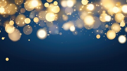 Wall Mural - bokeh glitter texture christmas abstract background