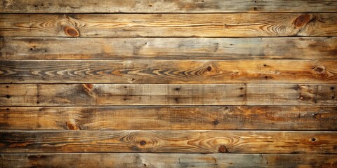 Poster - Rustic Wooden Planks with Natural Knots and Grain Patterns