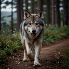  portrait of a wolf