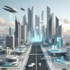 Poster - minimalist futuristic