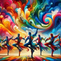 Poster - Utilize a vibrant color palette in costumes and stage design Cho