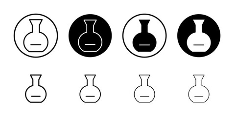 Poster - Beaker icon web design in vector