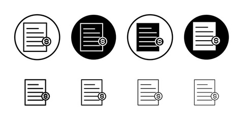 Poster - Bill paid icon web design in vector